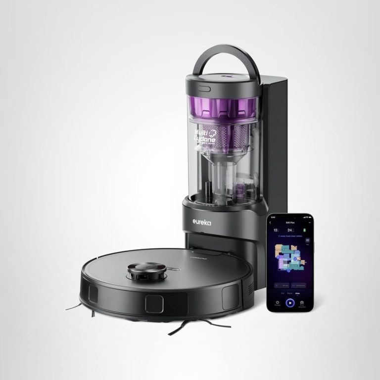 Eureka E20 Plus Robot Vacuum and Mop Combo, and Anti Hair-Tangling Brush