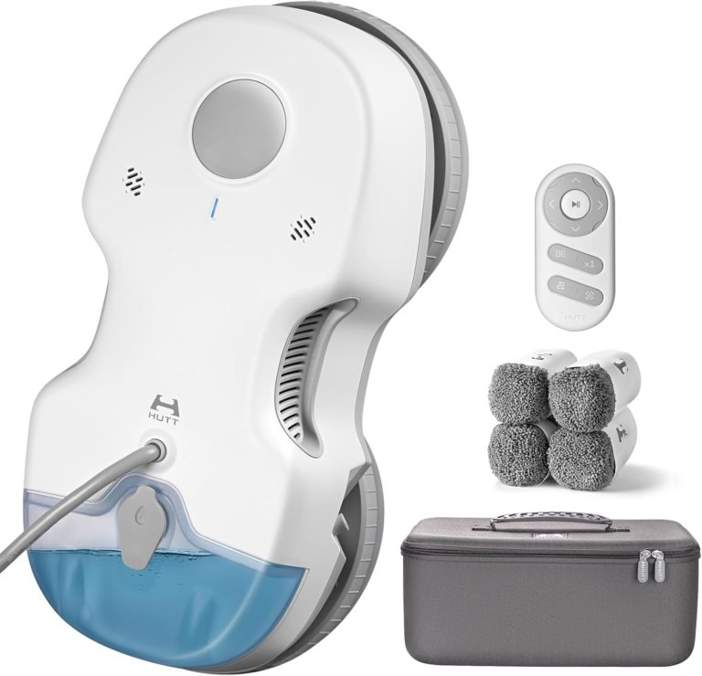 HUTT S7 Window Cleaning Robot, 3D Floating Chassis, HydroJet Water Spray 80ml Tank