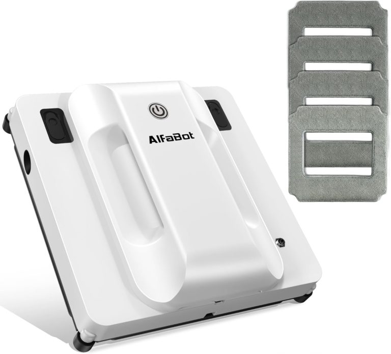 AlfaBot Window Cleaning Robot, Dual Nozzles with Ultrasonic Spray