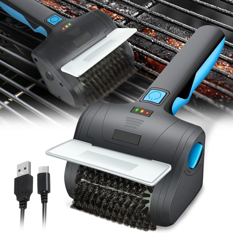 Auto Dynasty Cordless Electric Grill Brush, Rechargeable Grill Cleaning Scrub Brush