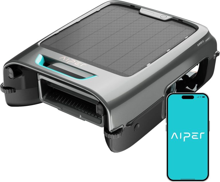 AIPER Surfer S2 Solar Powered Pool Surface Skimmer Robot with APP Support